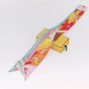 FENDI Scarf Silk Multicolor Auth 210695M-13