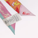 FENDI Scarf Silk Multicolor Auth 210695M-3