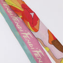 FENDI Scarf Silk Multicolor Auth 210695M-5