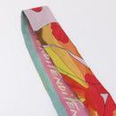 FENDI Scarf Silk Multicolor Auth 210695M-6