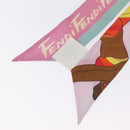 FENDI Scarf Silk Multicolor Auth 210695M-8