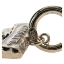 CHANEL Pierce Earring metal Silver CC Auth 210696M-7