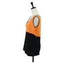 Salvatore Ferragamo Knitted Fabrics cotton M Orange Black Auth 210702A-3
