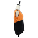 Salvatore Ferragamo Knitted Fabrics cotton M Orange Black Auth 210702A-4