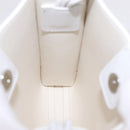 Jil Sander Shoulder Bag Leather White Silver Auth 210706A-17
