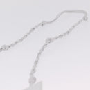 Jil Sander Shoulder Bag Leather White Silver Auth 210706A-8