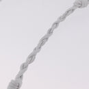 Jil Sander Shoulder Bag Leather White Silver Auth 210706A-9