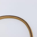 PRADA Hand Bag Leather Beige Gold Auth 210708-9