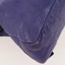 Balenciaga The First Hand Bag Leather 2way Purple 103208 Auth 210720V-16