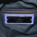 Balenciaga The First Hand Bag Leather 2way Purple 103208 Auth 210720V-26