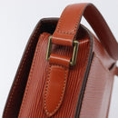 LOUIS VUITTON Epi Saint Cloud GM Shoulder Bag Brown M52193 LV Auth 210723A-14