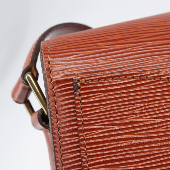 LOUIS VUITTON Epi Saint Cloud GM Shoulder Bag Brown M52193 LV Auth 210723A