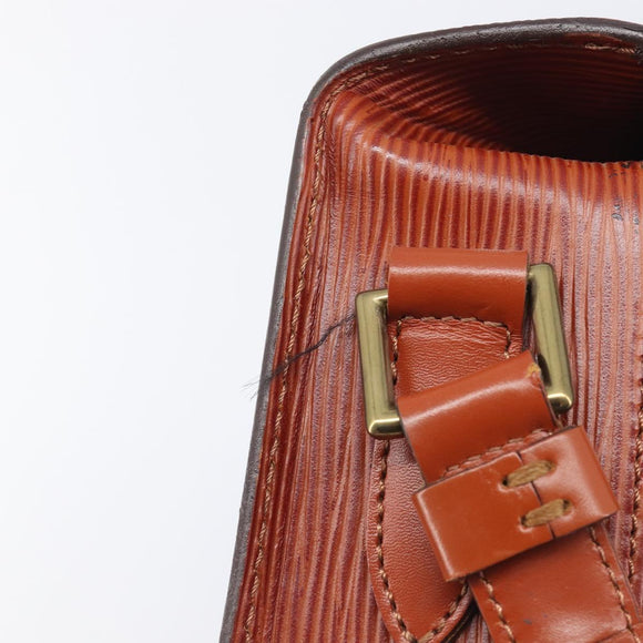 LOUIS VUITTON Epi Saint Cloud GM Shoulder Bag Brown M52193 LV Auth 210723A