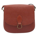 LOUIS VUITTON Epi Saint Cloud GM Shoulder Bag Brown M52193 LV Auth 210723A-2