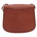 LOUIS VUITTON Epi Saint Cloud GM Shoulder Bag Brown M52193 LV Auth 210723A-3