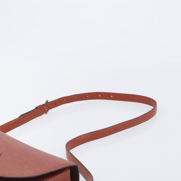 LOUIS VUITTON Epi Saint Cloud GM Shoulder Bag Brown M52193 LV Auth 210723A