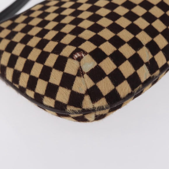 LOUIS VUITTON Damier Sauvage Tiger Hand Bag Brown M92132 LV Auth 210725V