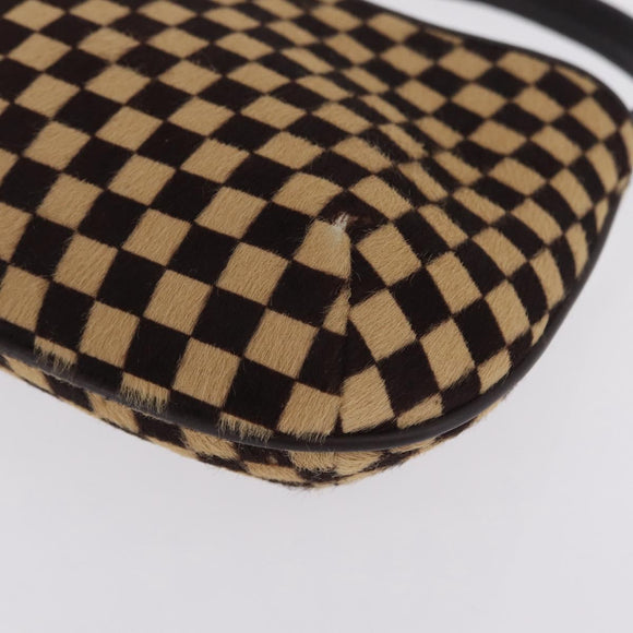 LOUIS VUITTON Damier Sauvage Tiger Hand Bag Brown M92132 LV Auth 210725V