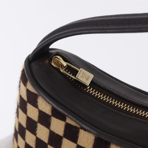 LOUIS VUITTON Damier Sauvage Tiger Hand Bag Brown M92132 LV Auth 210725V