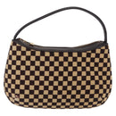 LOUIS VUITTON Damier Sauvage Tiger Hand Bag Brown M92132 LV Auth 210725V-2