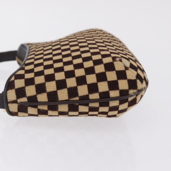 LOUIS VUITTON Damier Sauvage Tiger Hand Bag Brown M92132 LV Auth 210725V