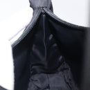 PRADA Hand Pouch Nylon Black Silver Auth 210726V-19