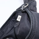PRADA Hand Pouch Nylon Black Silver Auth 210726V-20