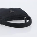 PRADA Hand Pouch Nylon Black Silver Auth 210726V-7