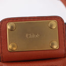Chloe Paddington Hand Bag Leather Brown Gold Silver Auth 210728V-20