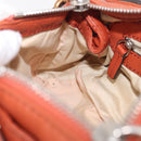 Chloe Paddington Hand Bag Leather Brown Gold Silver Auth 210728V-24