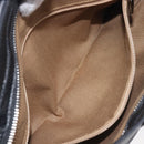 Salvatore Ferragamo Gancini Hand Bag Leather Black Silver Auth 210733V-24