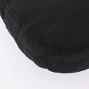 PRADA Plastic Chain Shoulder Bag Nylon Black Silver Auth 210743A-10