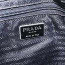 PRADA Plastic Chain Shoulder Bag Nylon Black Silver Auth 210743A-15