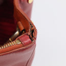 PRADA Galleria Hand Bag Saffiano 2way Orange Gold Auth 210749V-32