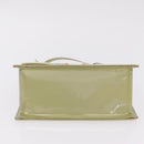 LOUIS VUITTON Monogram Vernis Spring Street Hand Bag Gris M91029 LV Auth 210752A-11
