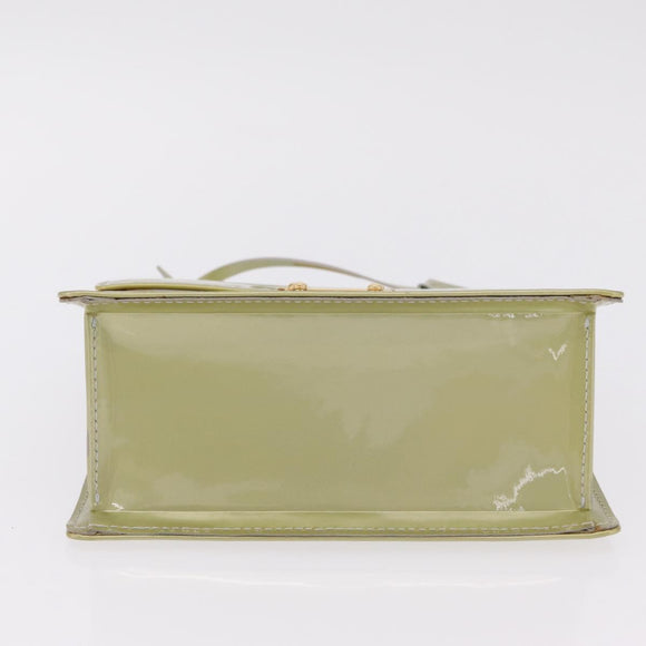 LOUIS VUITTON Monogram Vernis Spring Street Hand Bag Gris M91029 LV Auth 210752A