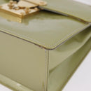 LOUIS VUITTON Monogram Vernis Spring Street Hand Bag Gris M91029 LV Auth 210752A-13
