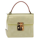 LOUIS VUITTON Monogram Vernis Spring Street Hand Bag Gris M91029 LV Auth 210752A-2