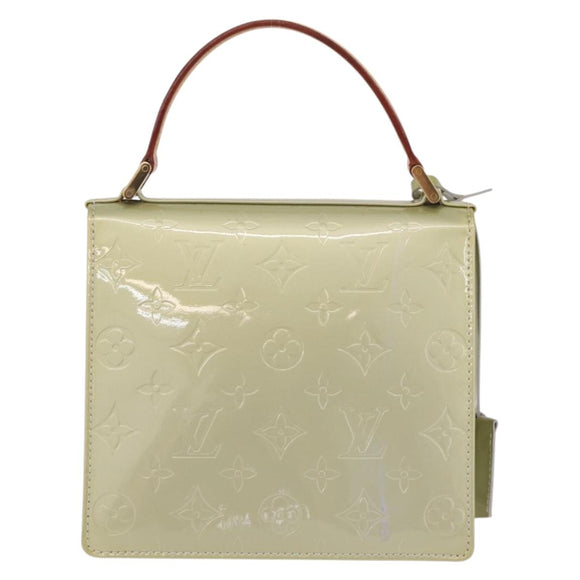 LOUIS VUITTON Monogram Vernis Spring Street Hand Bag Gris M91029 LV Auth 210752A