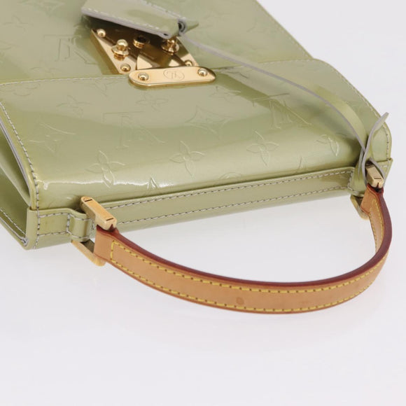 LOUIS VUITTON Monogram Vernis Spring Street Hand Bag Gris M91029 LV Auth 210752A