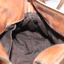 Miu Miu Matelasse Hand Bag Vitellolux 2way Brown Gold Auth 210753V-25