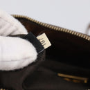 Miu Miu Matelasse Hand Bag Vitellolux 2way Brown Gold Auth 210753V-27