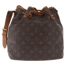 LOUIS VUITTON Monogram Petit Noe Shoulder Bag M42226 LV Auth 210754-2