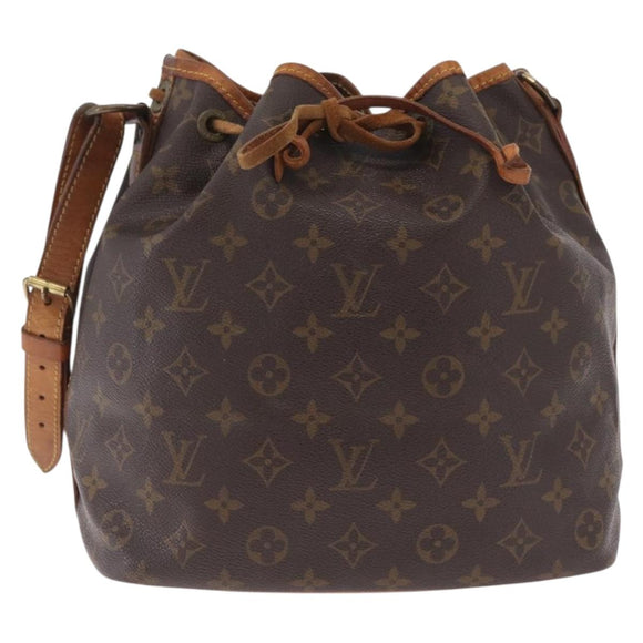 LOUIS VUITTON Monogram Petit Noe Shoulder Bag M42226 LV Auth 210754
