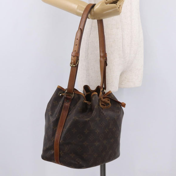 LOUIS VUITTON Monogram Petit Noe Shoulder Bag M42226 LV Auth 210754