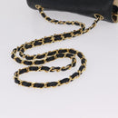 CHANEL Matelasse Chain Shoulder Bag Lamb Skin Beige Gold CC Auth 210755-9