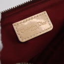 Christian Dior Trotter Canvas Saddle Accessory Pouch PVC Red Silver Auth 210757V-18