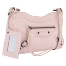 Balenciaga The Hip Shoulder Bag Leather Pink 242803 Auth 210763V-1