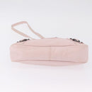 Balenciaga The Hip Shoulder Bag Leather Pink 242803 Auth 210763V-14