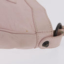 Balenciaga The Hip Shoulder Bag Leather Pink 242803 Auth 210763V-6